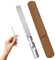 Double Sided Stainless Steel Nail File,Professional Reusable Manicure Nail Filer for Natural Nails with Non-Slip Handle and Leather Case for Home Salon or Travel Use(1 PCS)