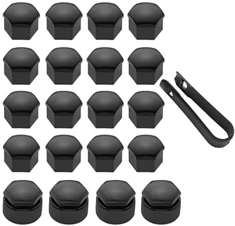 WYHSFSS Vor Korrosion Radmutternabdeckungen, für Opel Corsa C 2000-2006 Radschraubenkappen,17mm-A