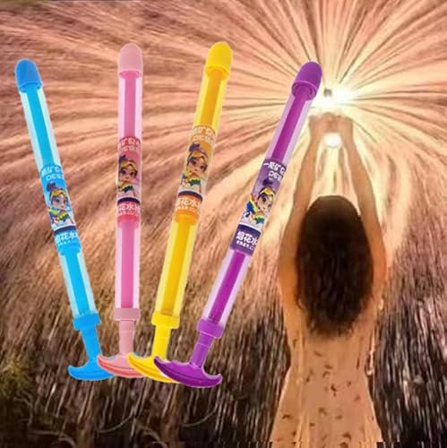 4 Stück Feuerwerks Wasserpistole, Water Squirter, Romantische Feuerwerks Wasserpistole Spritzpistolen, Waters Fun Pool Spielzeug, for Strand und Spielplatz (4pc(A))