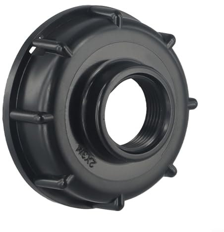 S60X6 IBC Tank Grobgewindekappe, passend für 1/2, 3/4, 1 Zoll Anschlüsse für den Einsatz (3/4 Zoll)