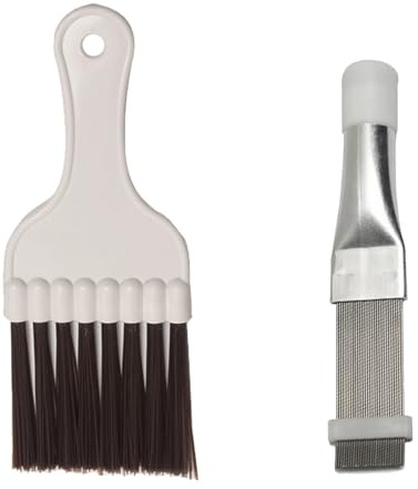 2 Stücke Lamellenkamm Trockner,Kondensatorkamm,Kondensator Kamm Trockner Reinigungsbürste,Klimaanlagenreiniger Zubehör,Klimaanlage Lamellenreiniger Brushes,Reinigungsset,Cleaner Conditioner Drahtkamm