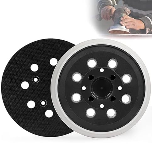 Lot de 2 Disques Abrasifs 125 mm 8 Trous Compatibles, Compatible avec Ponceuse Excentrique Bosch PEX 300 AE et PEX 400 AE, D’outil de Ponçage Disque de Polissage de Ponçage à 8 trous Accessoire