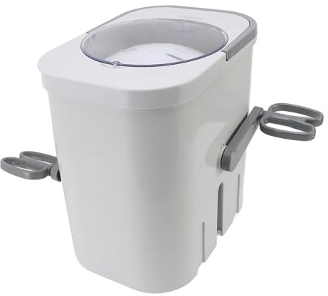 Luqeeg Lavatrice per Vestiti a Manovella a Mano, Lavanderia Manuale Non Elettrica Compatta per la Lavanderia per, con Spinner di capacità di Scarico della Pompa Incorporato da 8 Libbre