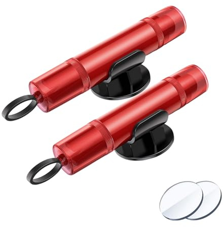 Wbeng 2Pack Car Window Breaker and Seatbelt Cutter,Auto Rescue Tool,Safe Hammer Car Window Breaker for Land and Underwater,Car Emergency Hammer,Emergency Car Kit