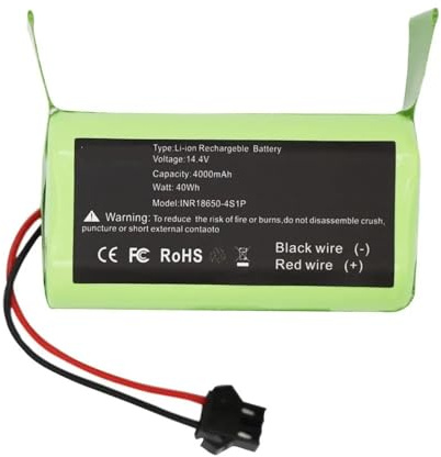 Batería De Litio De 2600mAh 4000mAh 14,4V 4S, Compatible Con Conga, Excellence 990 950 1090 1092 1190 1790 1990, Compatible Con Ikohs, Batería De Litio For Aspiradora NETBOT S14 S15(4000mAh)