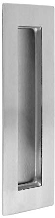 Griffmuschel Griffmulde Edelstahl Einlassmuschel Eckig Schiebtürbeschlag 120x50mm Schiebetürmuschel Türgriff Muschelgriff