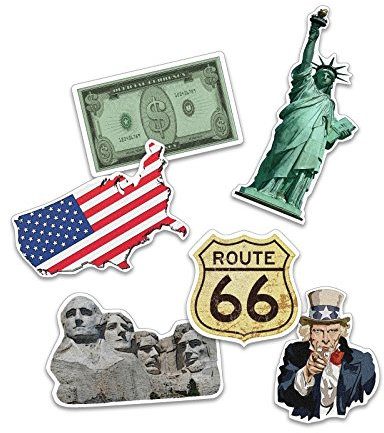 Everflag Streuschmuck/Konfetti USA in XXL