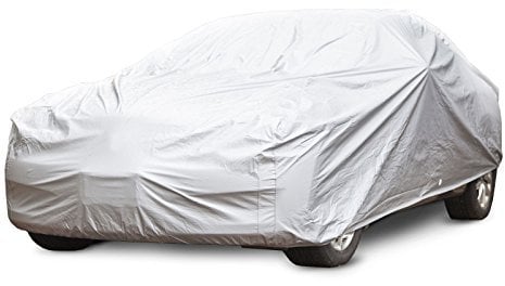 casa pura Autoabdeckung Vollgarage für Winter & Sommer | Silber | passende Größe wählbar (Silber, Größe XL: 508x177x119)