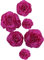 Letjolt Papierblumen-Dekoration für Wand, 3D-Blume für Geburtstagsparty, Hochzeit, Hintergrund, Babyparty, Brautparty, Kinderzimmer, Wand