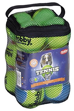 Nobby Tennisball, M: 6,5 cm, 12er Netztasche, 1 Stück (1 x 12 Stück)