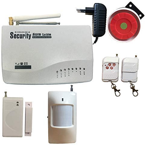 Home Security Wireless GSM Security Alarm System, Home and Business RFID Burglar Security, Support Auto Dial, English Russian Language, with friendly PIR Detector