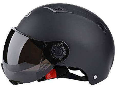 Premewish Jet-Helm · Motorrad-Helm Roller-Helm Scooter-Helm Moped Mofa-Helm Chopper Retro Vespa Vintage · Visier Schnellverschluss