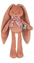 KALOO - Lapinoo - Pantin Lapin - Baby Plüsch Jersey und Strick - 25 cm - Farbe Terracotta - Sehr weiches Material - Geschenkbox - Ab Geburt, K969941