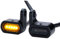 Germany Motorsports LED Motorrad Mini Blinker für Armatur Gabel Fender Custom Chopper Cruiser schwarz getönt