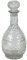 FLACON 27cm Karaffe Glas klar mit Stopfen edel elegant Weinkaraffe Whiskykaraffe Vintage Nostalgie Glaskaraffe Vase