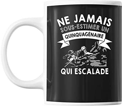 Mug Escalade Quincagénaire Homme 50 ans