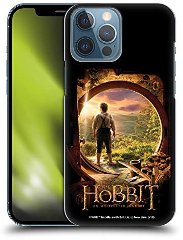 Head Case Designs Offizielle Zugelassen The Hobbit An Unexpected Journey Hobbit in der Tür Schluessel Kunst Harte Rueckseiten Handyhülle Hülle Huelle kompatibel mit Apple iPhone 13 Pro Max