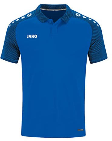 JAKO Herren Poloshirt Performance, Royal/Marine, 3XL