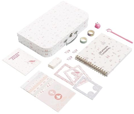 Grupo Erik, Pack regalo comunión Unicornios, Rosa, Regalos para primera comunion, Detalles comunion para invitados/Regalos para comunion originales, Regalos comunion para niña