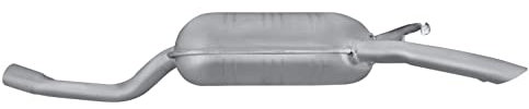 HELLA 8LD 366 033-231 Endschalldämpfer - Easy2Fit® Kit - hinten - einteilig - Set mit Anbauteilen - für u.a. MERCEDES-BENZ E-CLASS (W124)