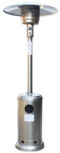 Terrassenheizungen Terrassengas Garten Elektroheizung Heizung Gasfeuer für Haus und Garten Außenheizung Outdoor Heizung (silbrig, flüssiges Gas)