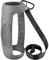 BeisDirect Custodia in Silicone per Altoparlante Bluetooth JBL Charge 5, Custodia Protettiva per il Trasporto con Custodia Antigraffio Portatile con Tracolla e Moschettone (Grigio)