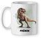 Mug dinosaure tyrannosaure tasse cadeau t-rex personnalisé prénom