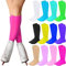 Toulite 12 Paar Eiskunstlaufsocken Eislaufsocken für Damen Mädchen Rollschuhsocken Leicht Blickdicht Fuß Tanzsocken, Stilvolle Farben., Einheitsgröße