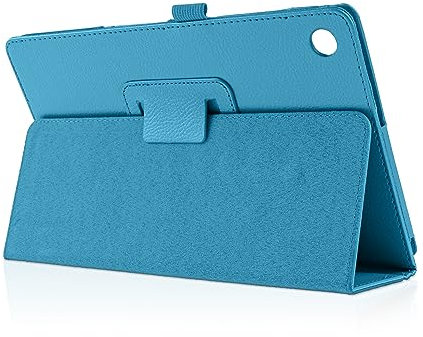 Klassische Hülle für das 10.6 Lenovo Tab M10 Plus 2023 (3. Generation) in TÜRKIS [passend für Modell TB125, TB128, TB125FU, TB128XU]