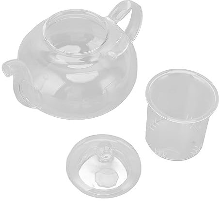 Tetera De Vidrio De 680 Ml Con Infusor Extraíble,Tetera Con Infusor Para Té Suelto,Tetera De Vidrio Transparente Con Colador Tetera Transparente Para Elaboración De Hojas Y Flores