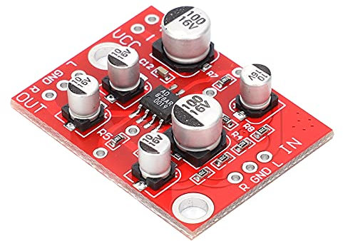 Módulo de Placa de Preamplificador de Amplificador Operacional, Módulo de Placa Amplificada Estable AD828 Componentes Electrónicos de Preamplificador de Amplificador Operacional