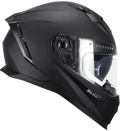 CGM Casco integrale, 311A BLAST MONO Nero opaco, XS (53-54cm)