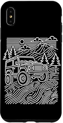 Hülle für iPhone XS Max 4x4 Autos LKW Mountain Pine Tree Men Women Kids