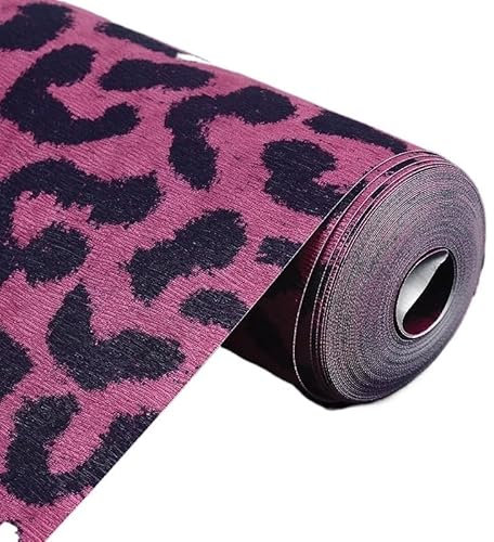 QIUSHIBO Tapeten Modern Pink Leopard Wallpaper Bedroom Living Room Background Wall Clothing Store Wall Paper Theme Hotel Decoration Art Sticker vliestapete(E)