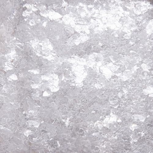 Natur Glimmer Flocken 500g 1,0-5,0 mm Weiß Glitzer Dekoration DIY Basteln WEISS