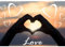 Bowetile 5D Diamond Painting Bilder Herz, Liebe Diamond Painting Set für Erwachsene und Kinder, Strand Komplettes DIY Diamond Art Malen Stickset für Kreuzstichbilder, Wohnkultur 40x30 cm