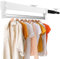 AKOLAFE Tringle Penderie Escamotable Charge en Métal Maximale 25 kg Extractible Porte Pantalon Coulissant Blanc Longueur Réglable de 350 mm à 700 mm pour Penderie, Pantalons, Vêtements, Chapeaux