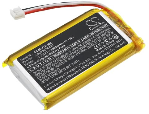 TCTK Akku 3000mAh Kompatibel mit [Meiller] isar-Control, isar-Control 3 Ersetzt 0000 9084 422, 00009084422, 422-BS-01944