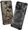 Oakshield Cover per iPhone 15 PRO Max Magsafe - Custodia per iPhone 15 PRO Max Apple - Back Case Antiurto con Bordi Rialzati - Robusta con Standard di Grado Militare - Nero
