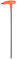 sourcing map T-Handle Hex Key Wrench 6mm Metric CR-V Extra Long Arm T-Key Inner Hexagon Wrenches Spanner Repair Tool for Automotive Household Maintenance, Orange