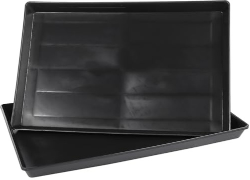 BESPORTBLE 2stücke -Tray Für Vogelkäfig Hundekäfig Und Kaninchenkäfig Auslaufsichere Bodenschale Strapazierfähigem Material Leicht Zu Reinigen