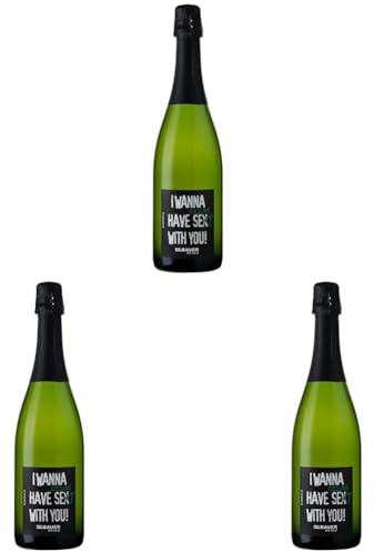 Emil Bauer Riesling Sekt I wanna have Riesling Se(x) kt with you! Trockener Sekt aus der Pfalz (1 x 0.75l) (Packung mit 3)