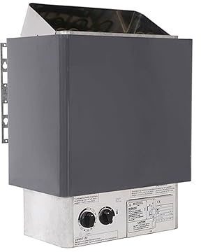 ZADCCS Sauna-Dampfgerät, 9 kW 8 kW 6 kW 4,5 kW 3 kW Heimsaunaofen Trockendampfofen Sauna Schweißofen Schweißausrüstung Für die Sauna zu Hause(9KW)