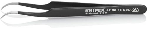 KNIPEX Universalpinzette ESD Glatt Mattiert 118 mm, 92 38 75 ESD
