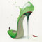 Kunstdruck, Poster Hot Margarita von Inna Panasenko, 30 x 30cm, Kunst, Kuenstler, Bild, Poster, Kult, Pop, Vintage, High Heels, Deli's, Kueche, hochwertige Ware - Art Galerie Shop