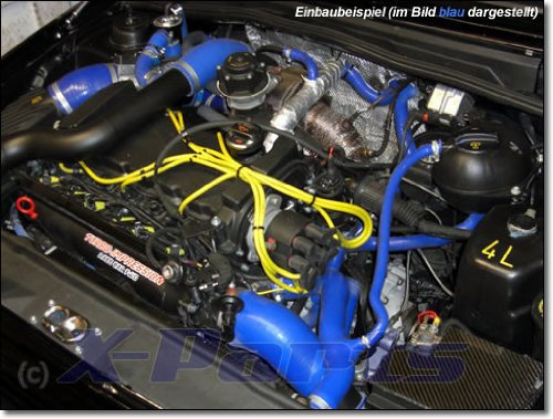 VR6 Golf 3 2.8L Wasserschlauch Set AAA GELB Silikonschlauch Kühlwasserkreislauf