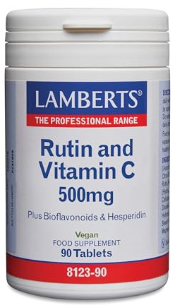 Lamberts Rutin and Vitamin C 500mg 90 Tablets