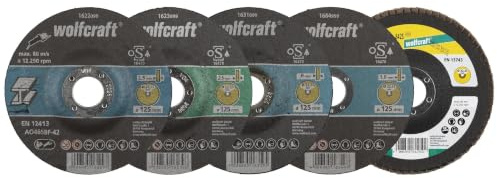 wolfcraft Starter-Set für Winkelschleifer I 1664000 I ø125mm
