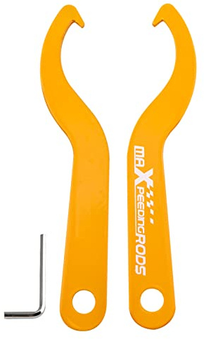 maXpeedingrods Tool Adjustable Stainless Steel Sleeve Coilovers Wrench Spanner Chrome 2 Pcs for Civic Accord