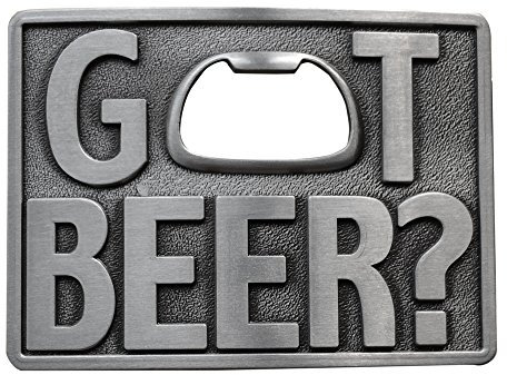 Vintage Style Got Beer Bottle Opener Rectangle Belt Buckle Gurtelschnalle